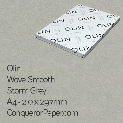 Paper Wove Storm Grey A4-210x297mm 120gsm - 250 Sheets